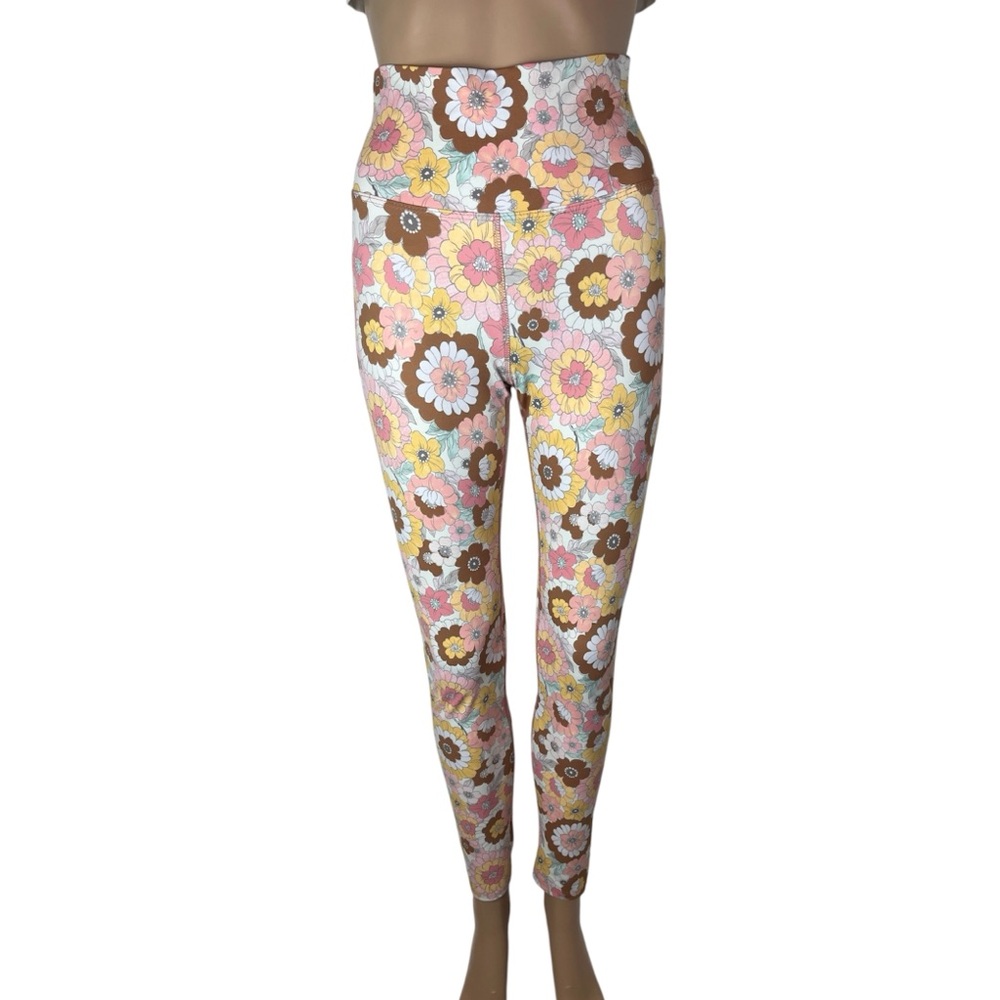 Anthropologie x Beach Riot Piper Floral Print Leggings in Autumn Floral